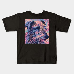 Scottish Deerhound in 80's Kids T-Shirt